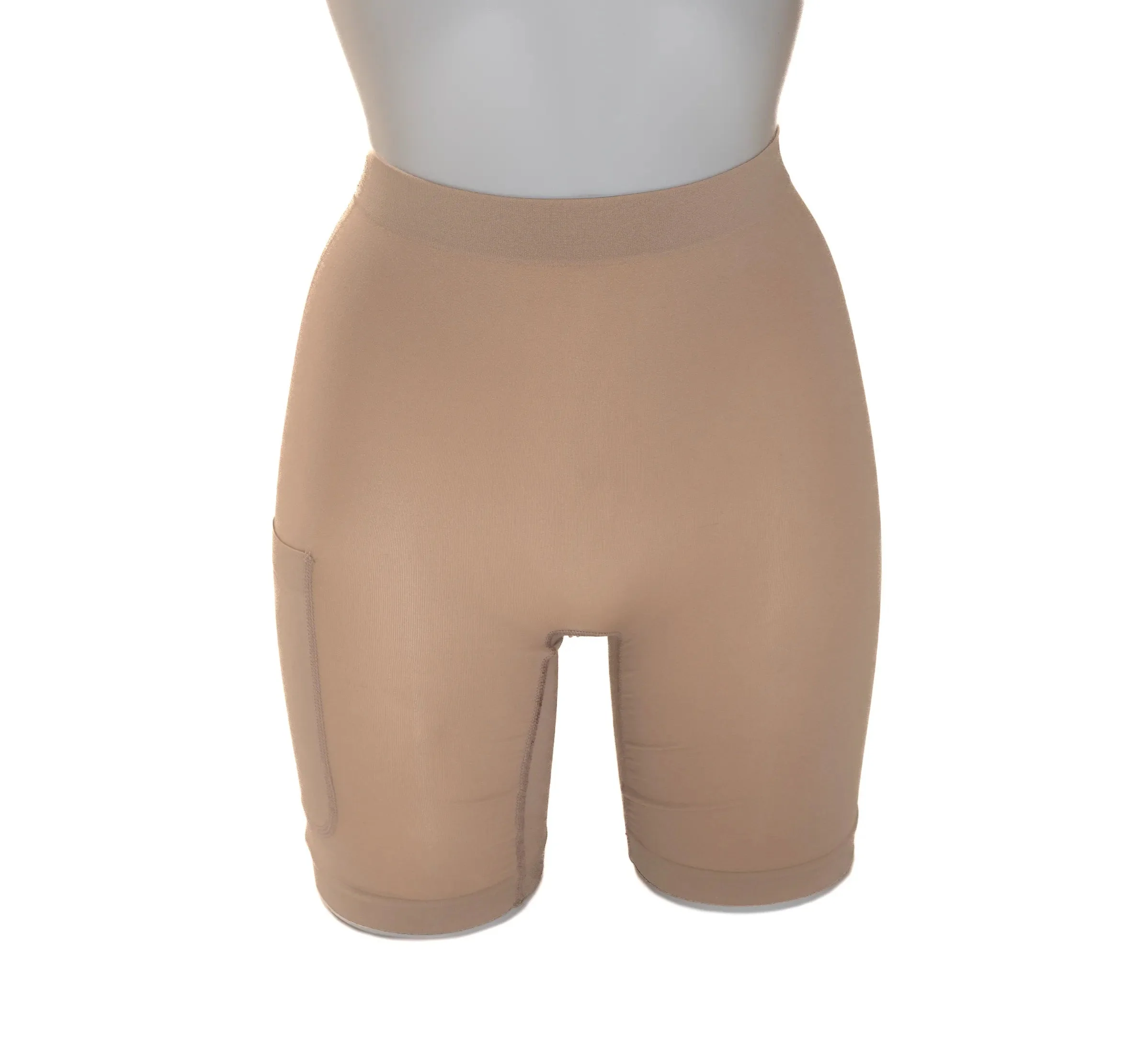 Innershorts med lomme - Beige - Image 9