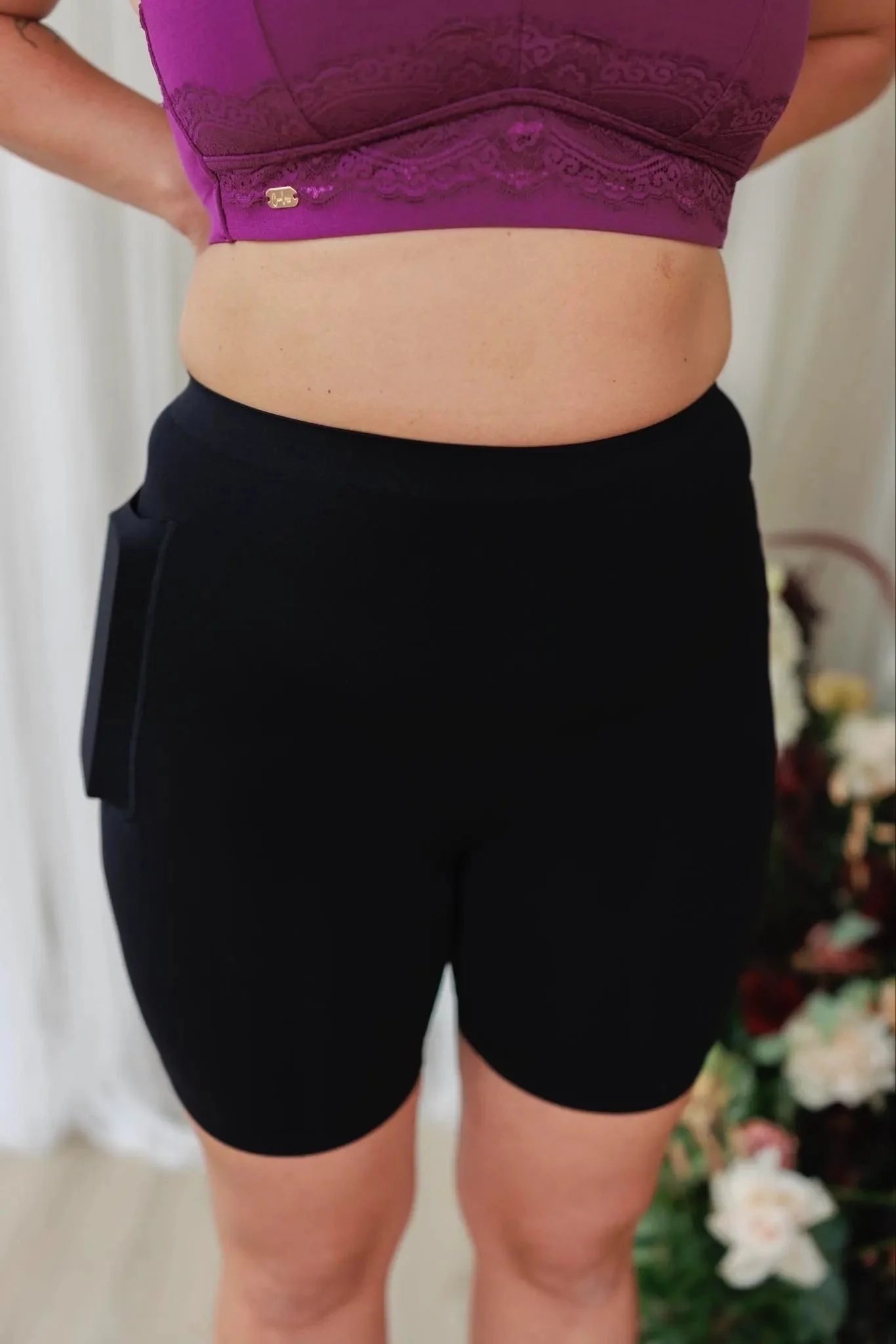 Innershorts med lomme - Svart - Image 3