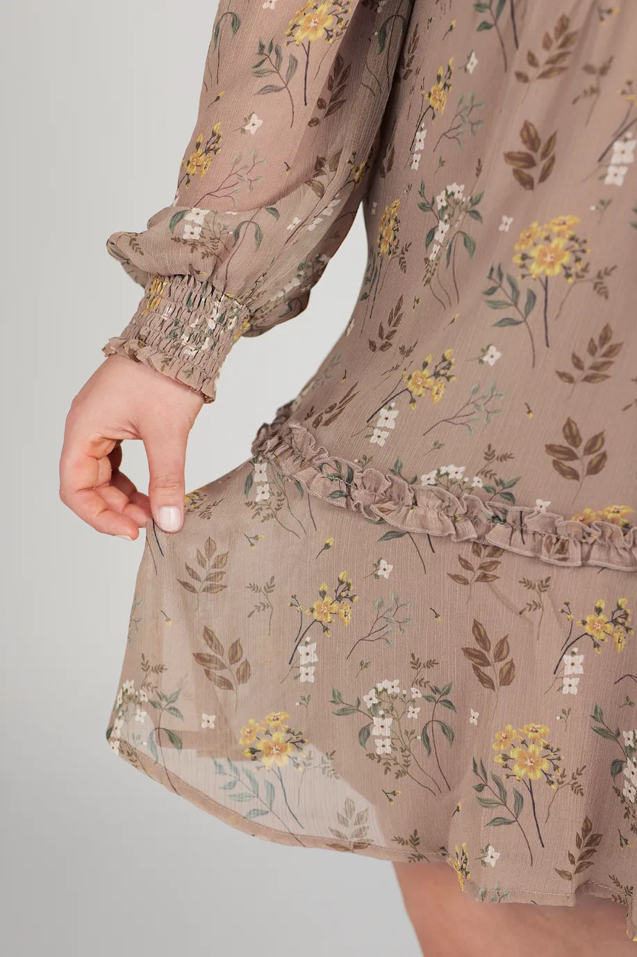 Julia kjole - Beige - Image 4