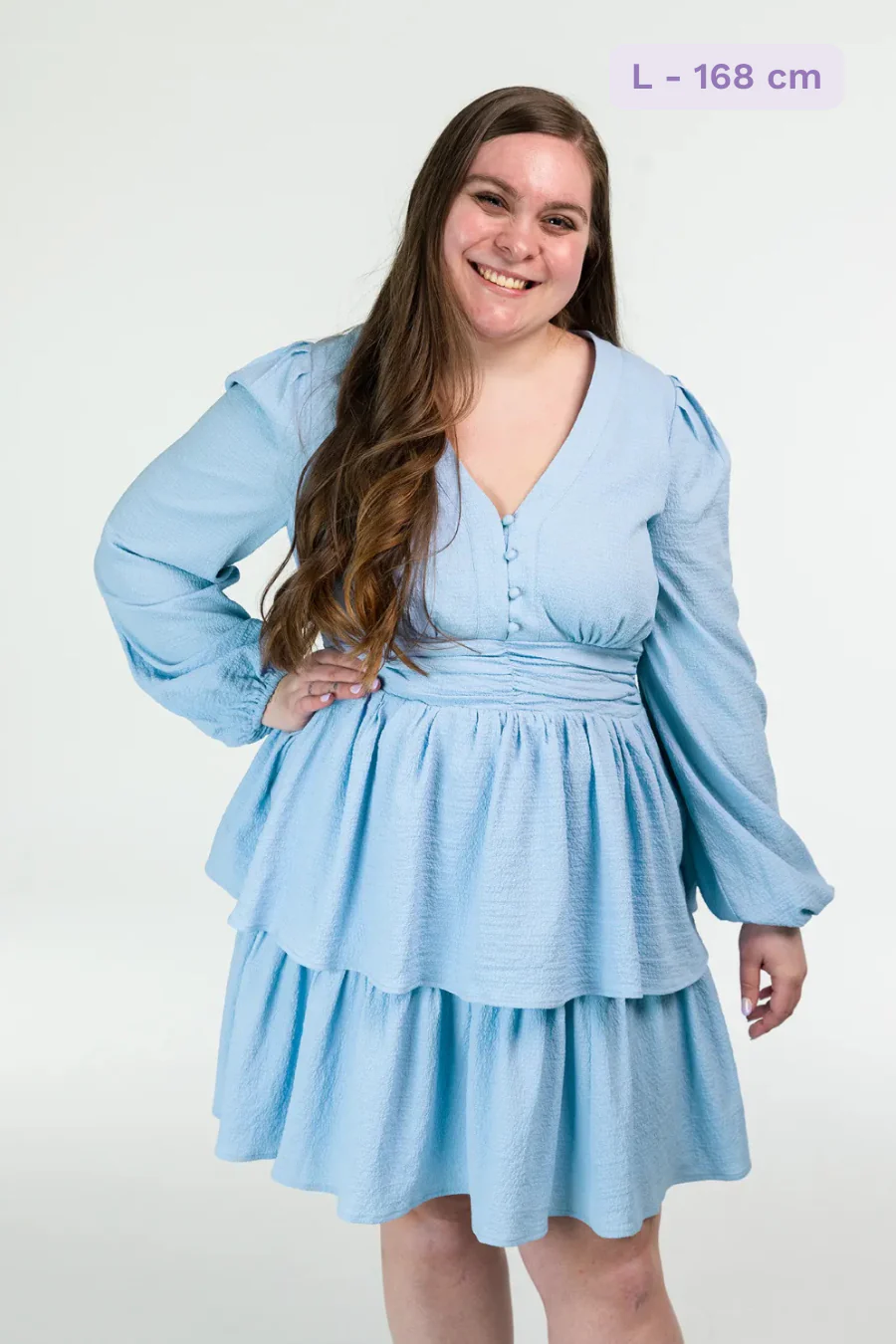 Kaja kjole - Lys blå - Image 2
