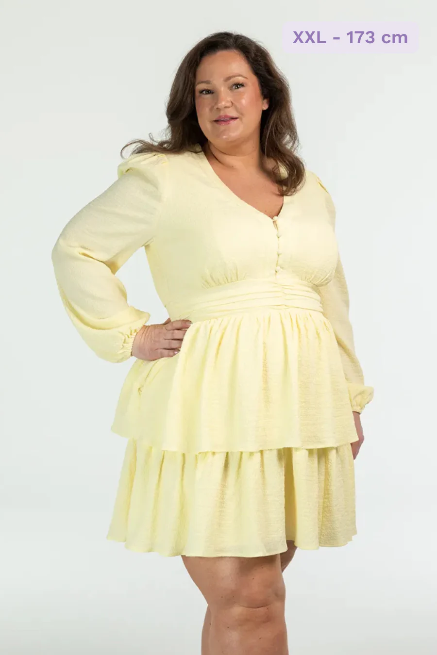 Kaja kjole - Gul - Image 2