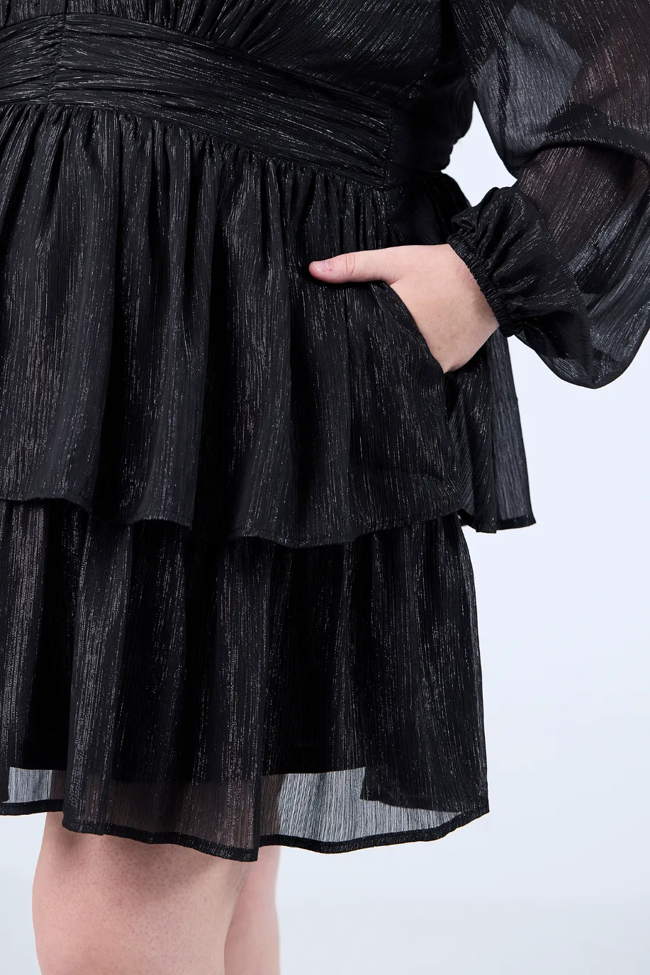 Kaja kjole - Svart - Image 3