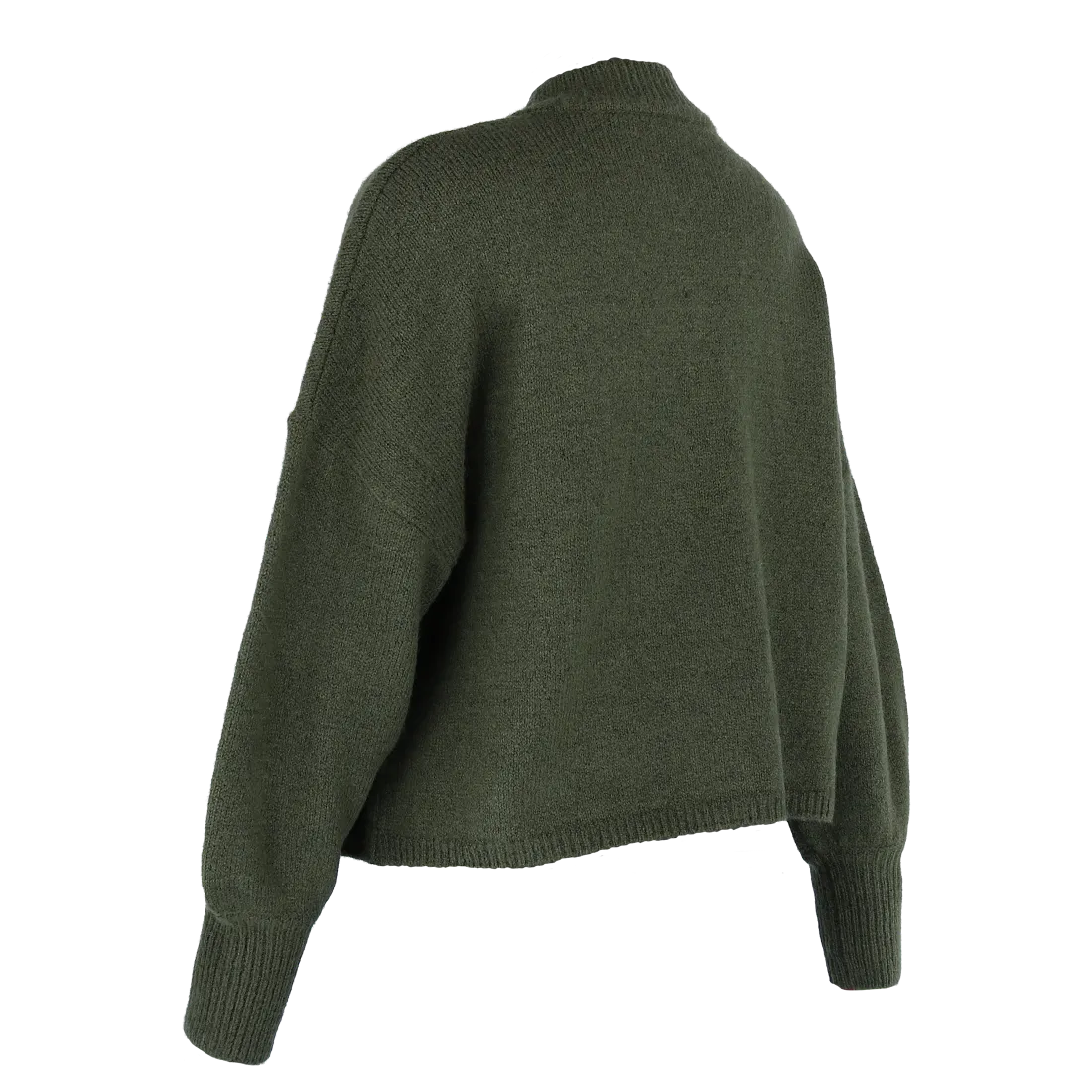 Kathrine Strikk Cardigan - Mørk grønn - Image 2