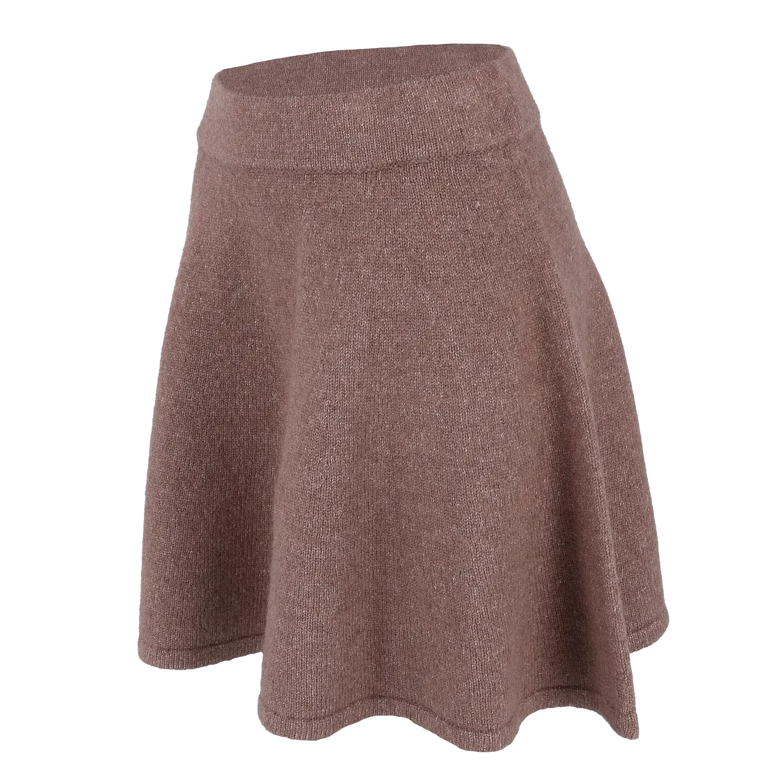 Kathrine Strikk A-Line Skjørt - Brun - Image 7