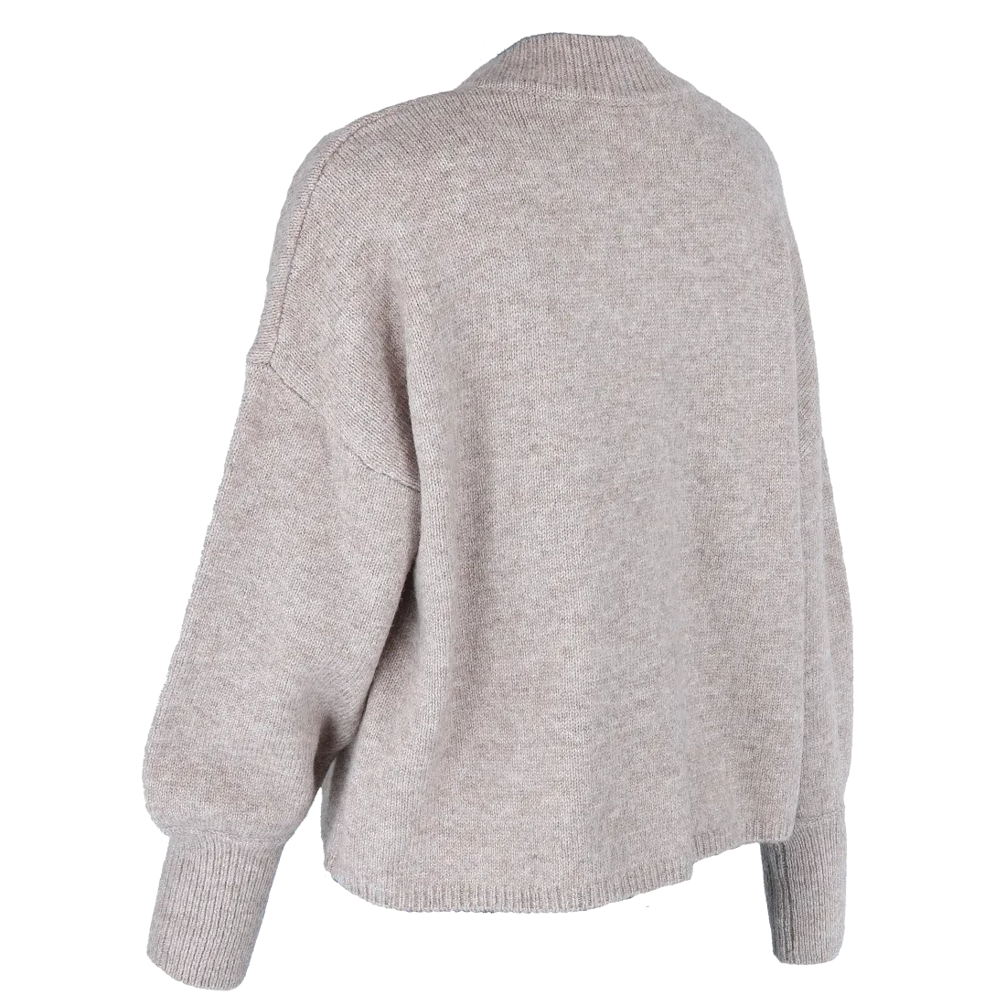 Kathrine Strikk Cardigan - Beige - Image 10