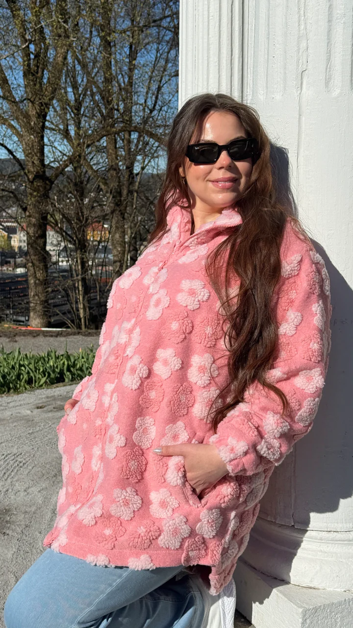 Kimmy fleecejakke - Rosa