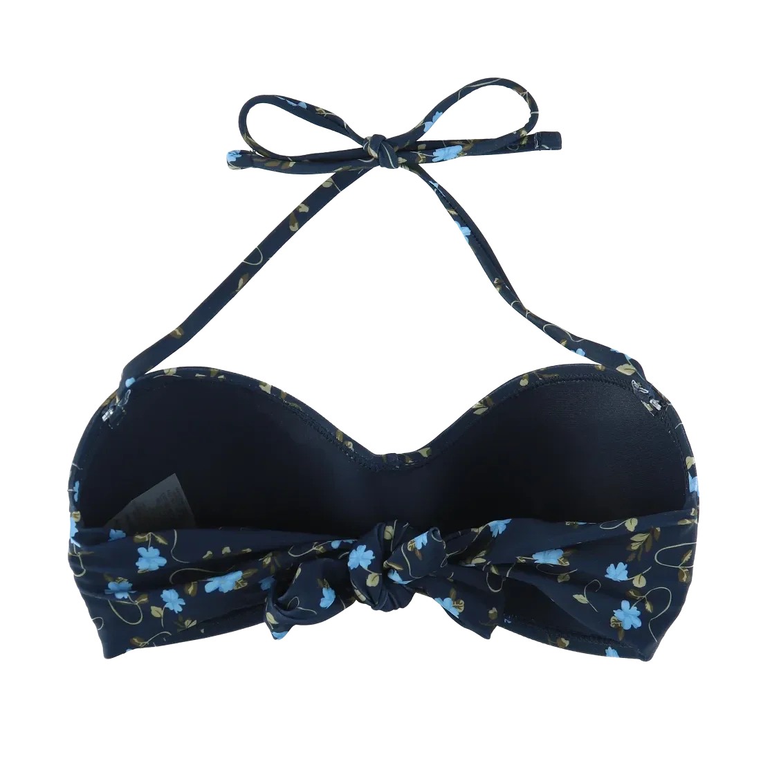 Kypros bikinitopp - Mørkeblå - Floral - Image 10