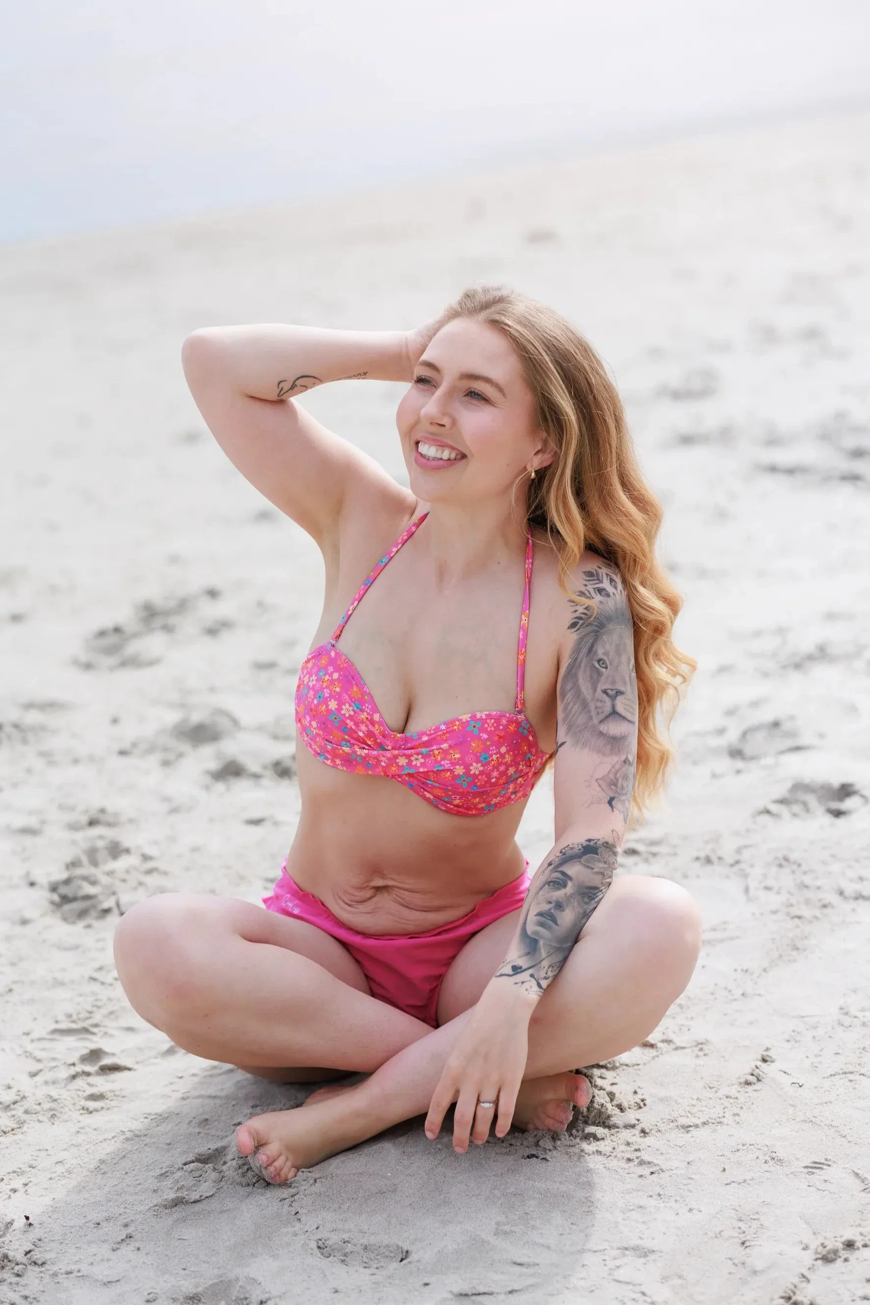 Kypros bikinitopp - Mørkerosa - Blossomir - Image 5