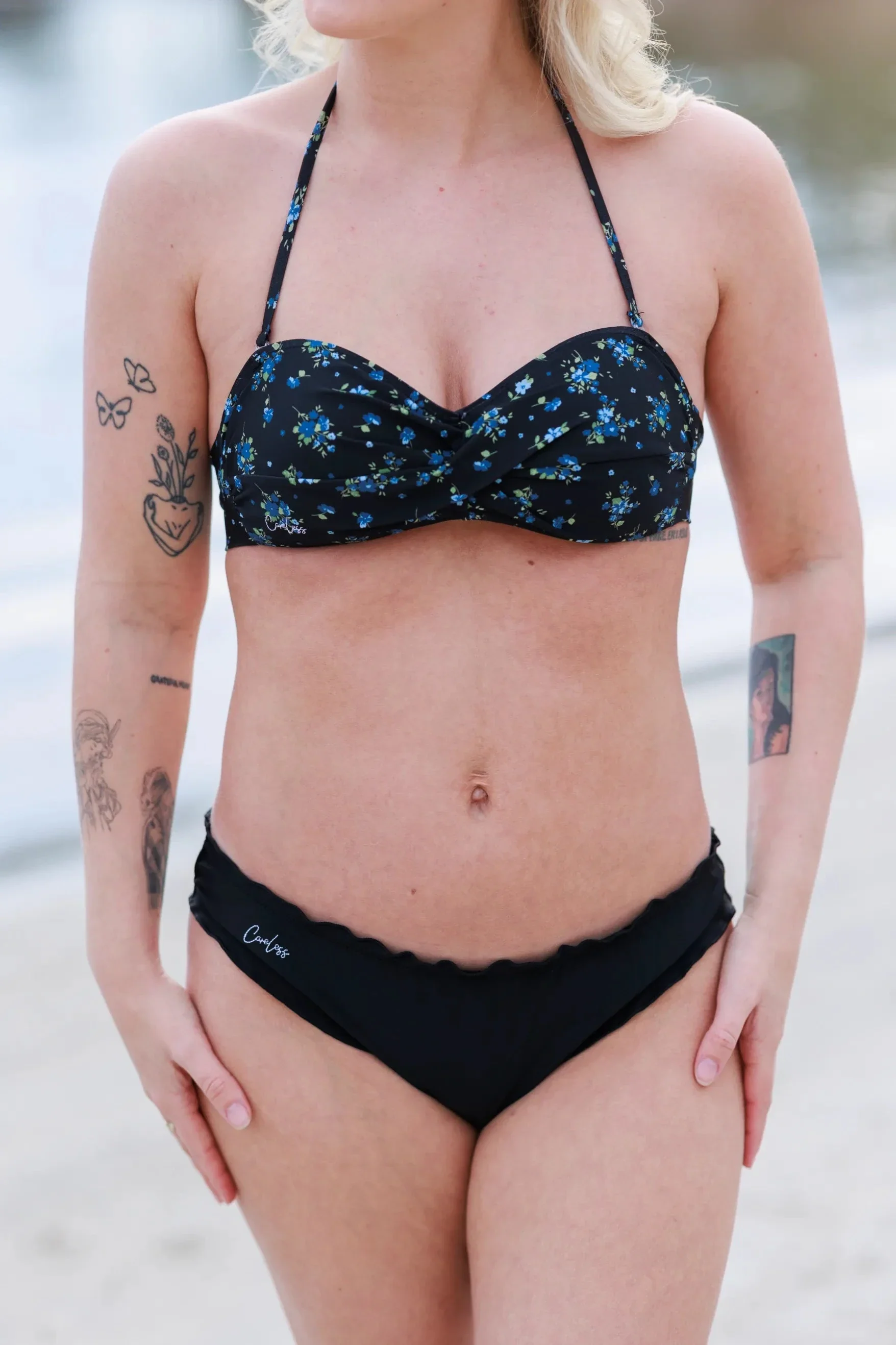 Kypros bikinitopp -  Svart - Secret Garden - Image 7