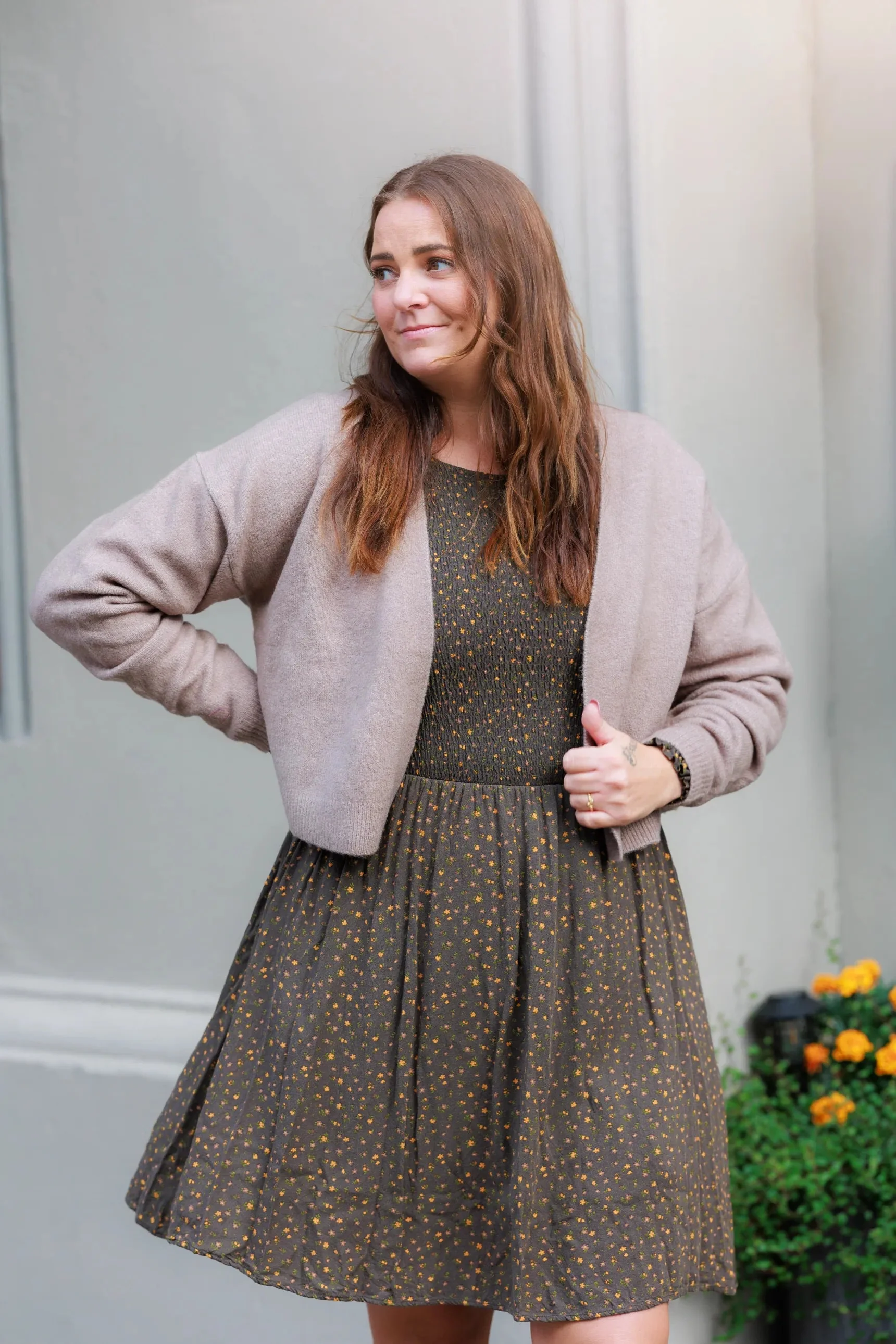 Lene Cardigan - Beige - Image 5