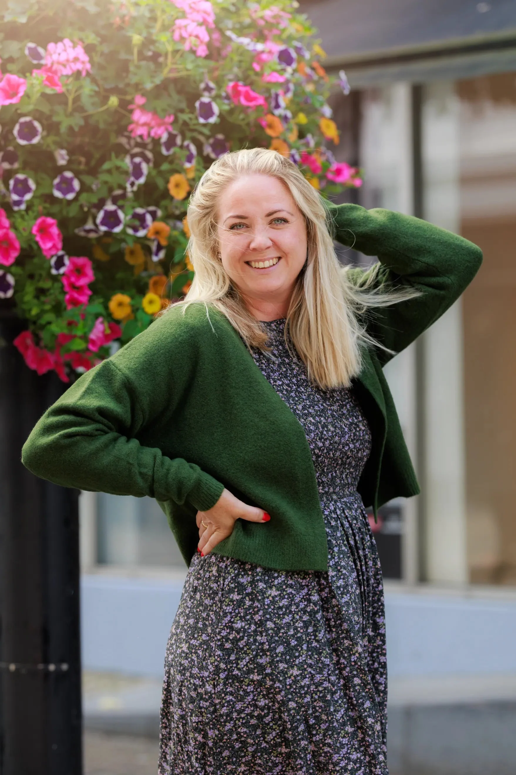 Lene Cardigan - Mørk grønn - Image 5