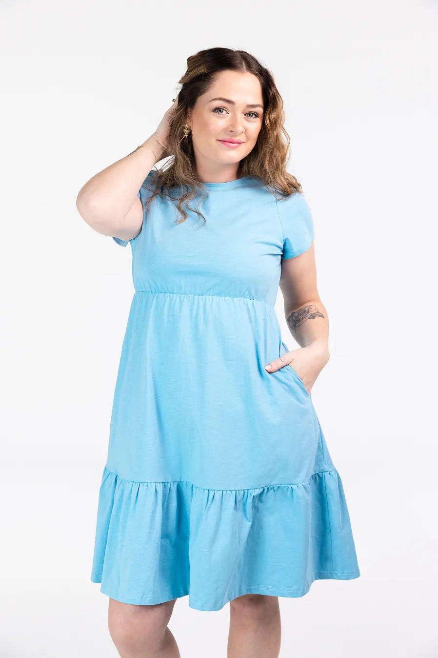 Lilje kjole - Lys blå - Image 6