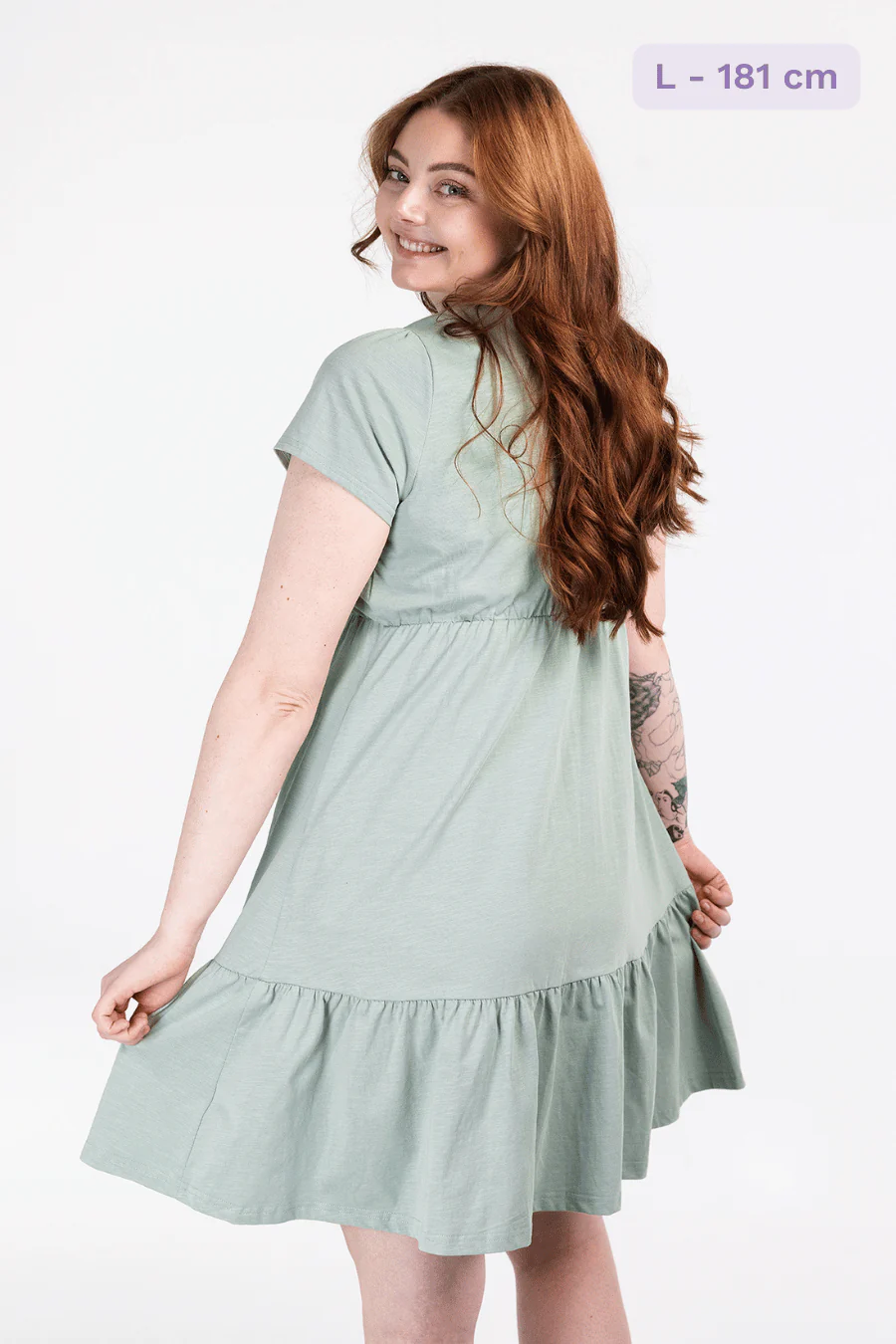 Lilje kjole - Lys grønn - Image 3