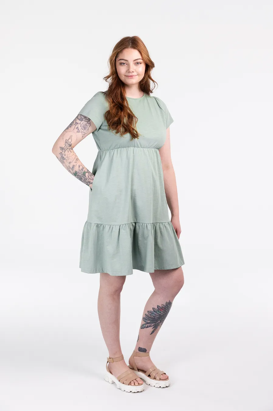 Lilje kjole - Lys grønn - Image 4