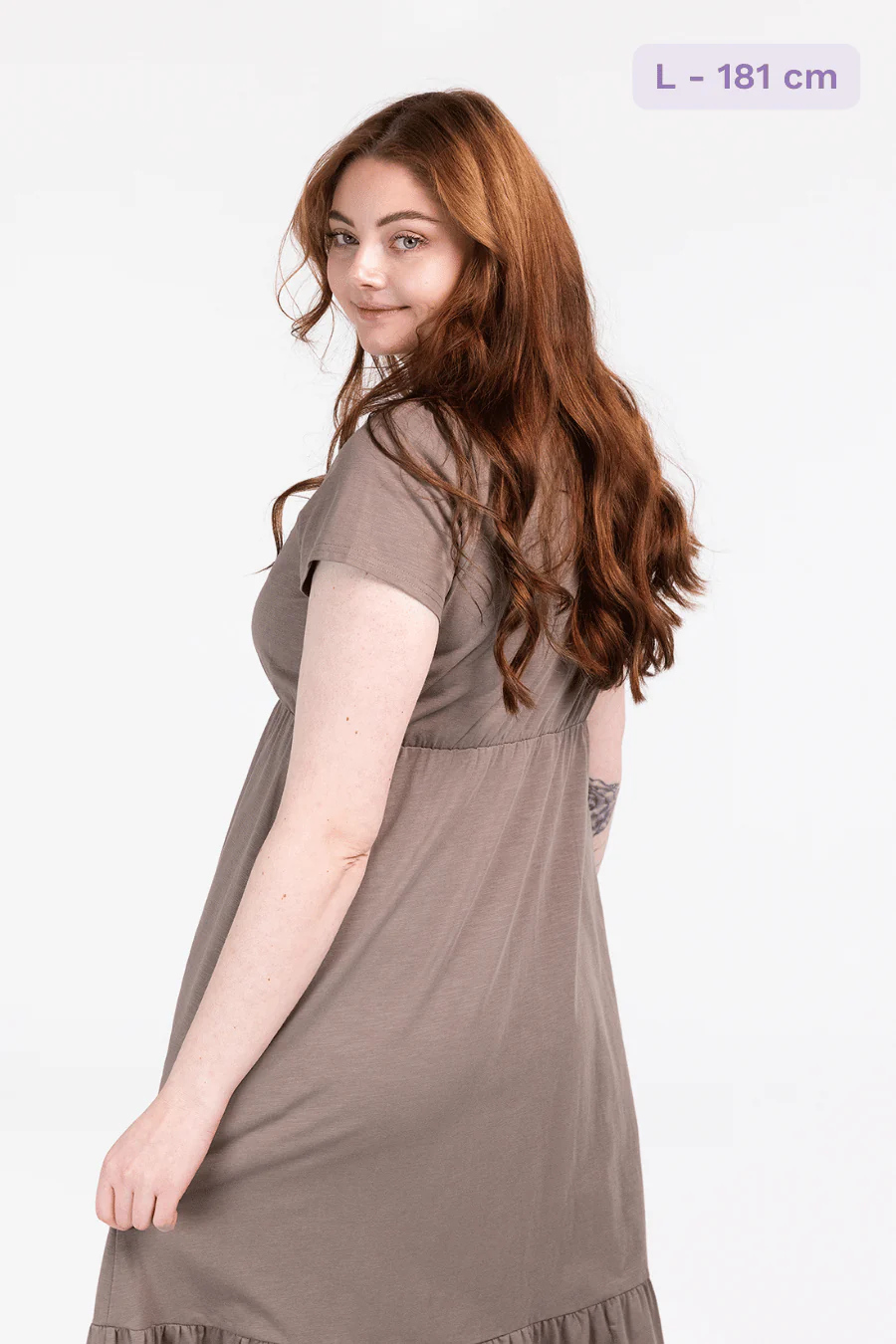 Lilje maxikjole - Beige - Image 3