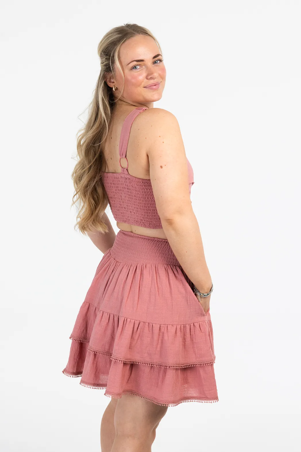 Madikken skjørt - Dusty Rose - Image 4