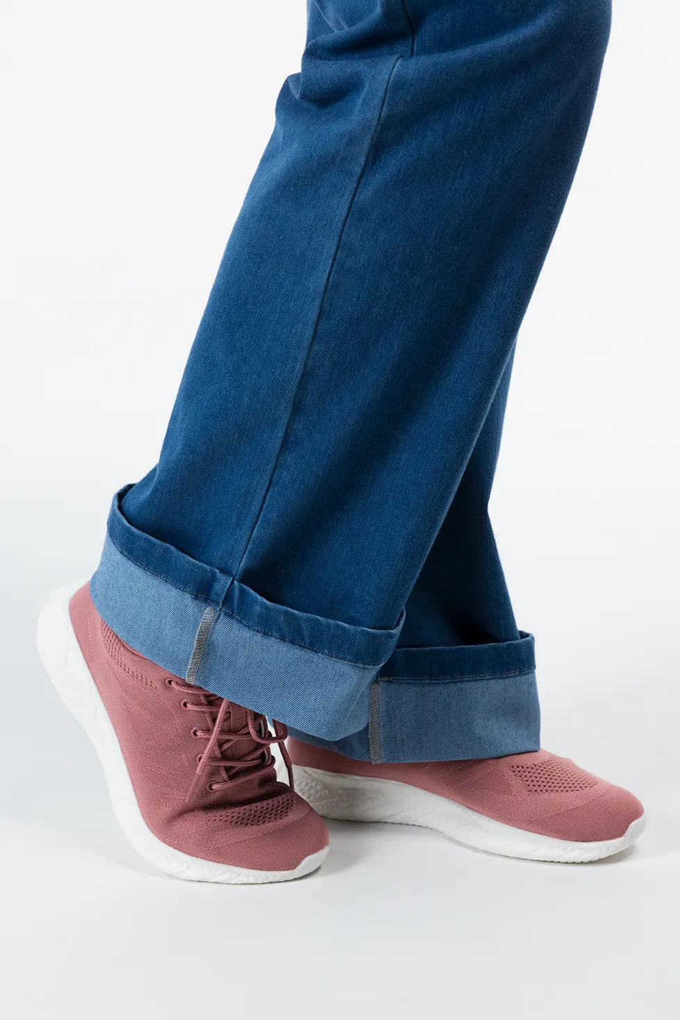 Malin High Waist Mom Jeans tall - Mørk denimblå - Image 6