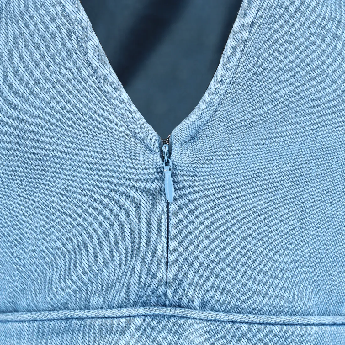 Mathea denimkjole - Lys denimblå - Image 14