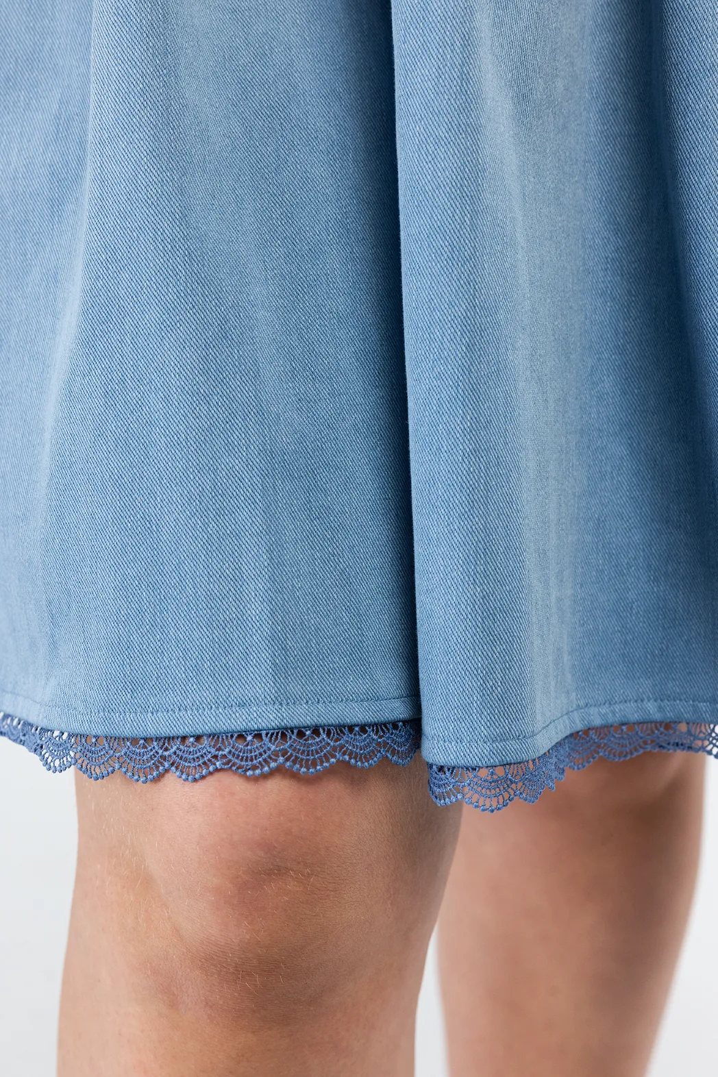 Mathea denimkjole - Lys denimblå - Image 8