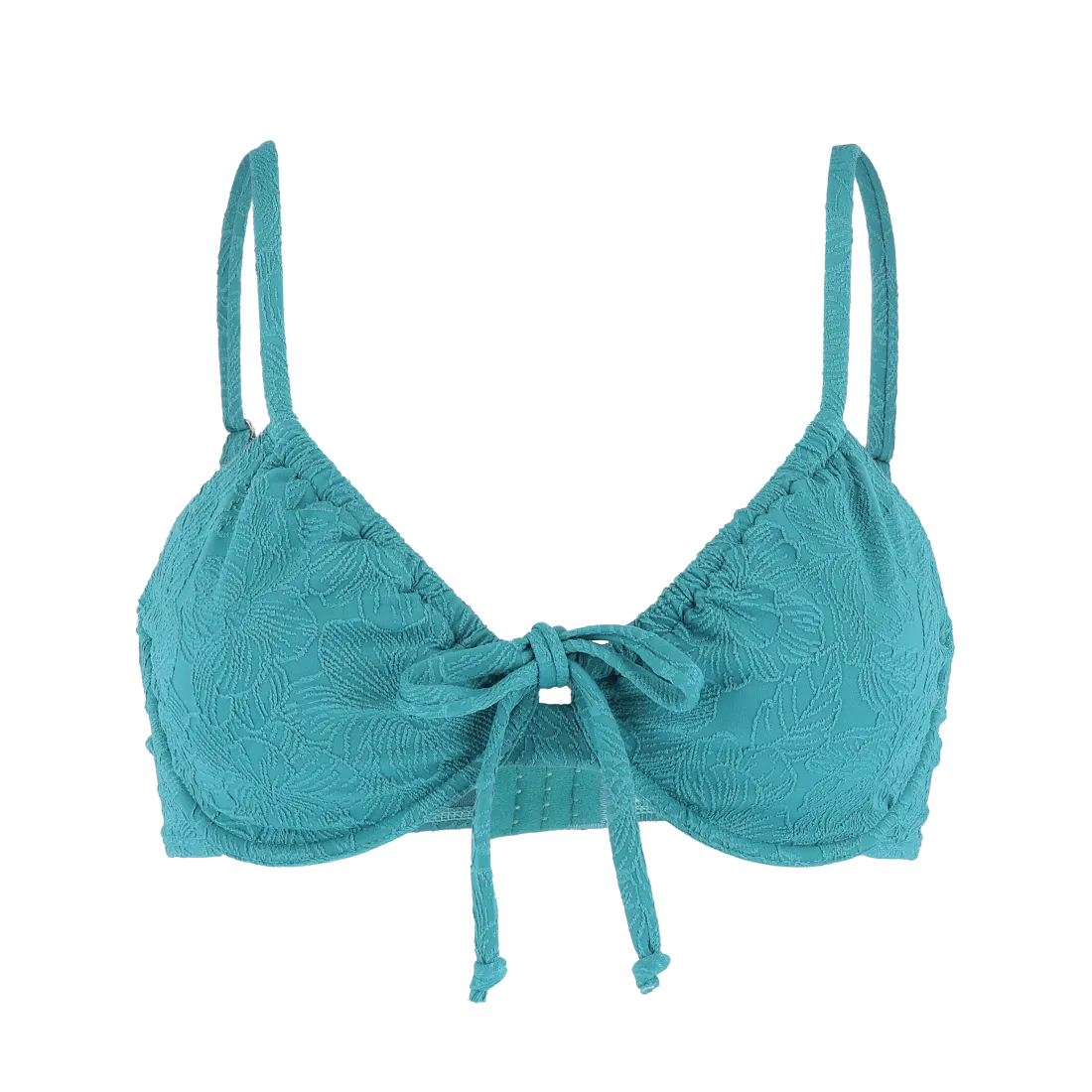 Maui bikinitopp tekstur - Laguneblå - Image 2