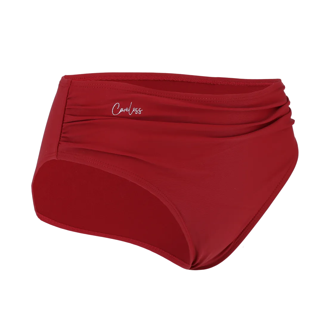 Mid waist bikinitruse - Mørk rød - Image 3