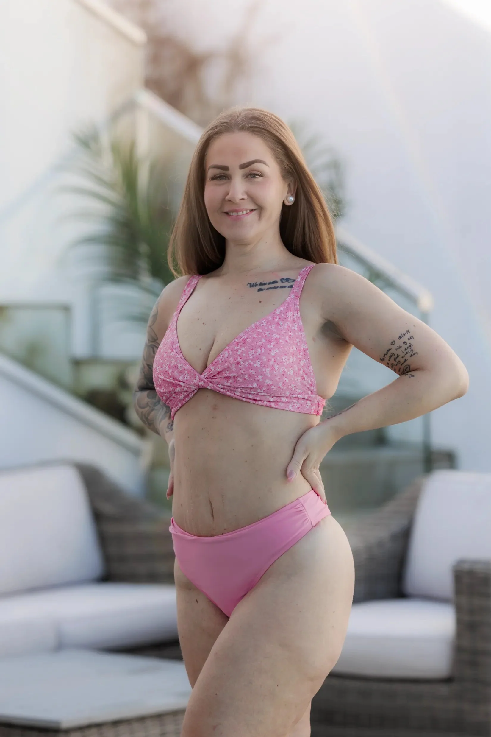 Mid Waist Bikini String - Lyserosa - Image 14