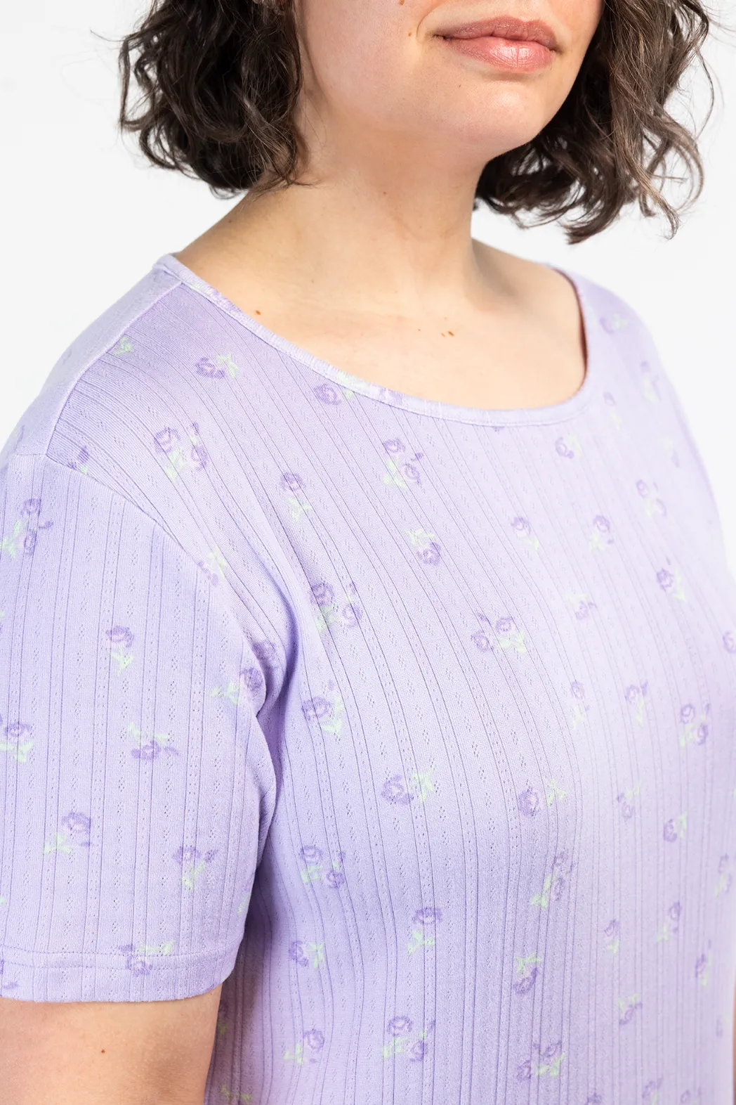 Mona nattkjole - Lilla - Image 3