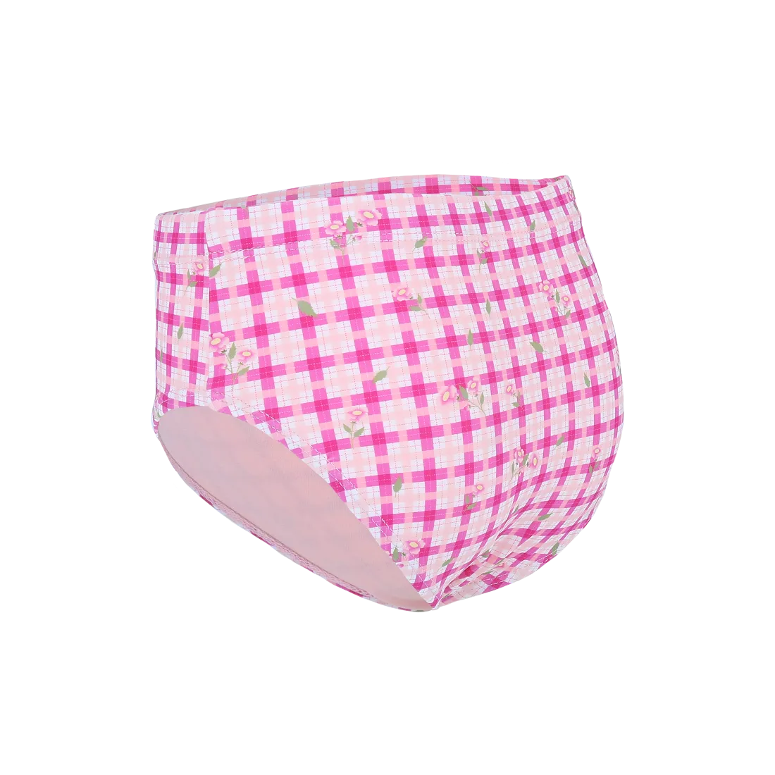 Rio bikini barn - Rutete rosa - Image 5