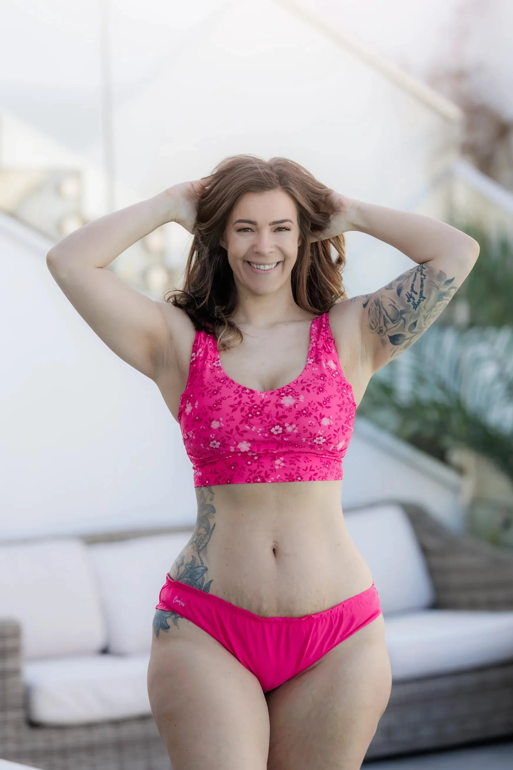 Ruffles Bikinitruse - Rosa - Image 6