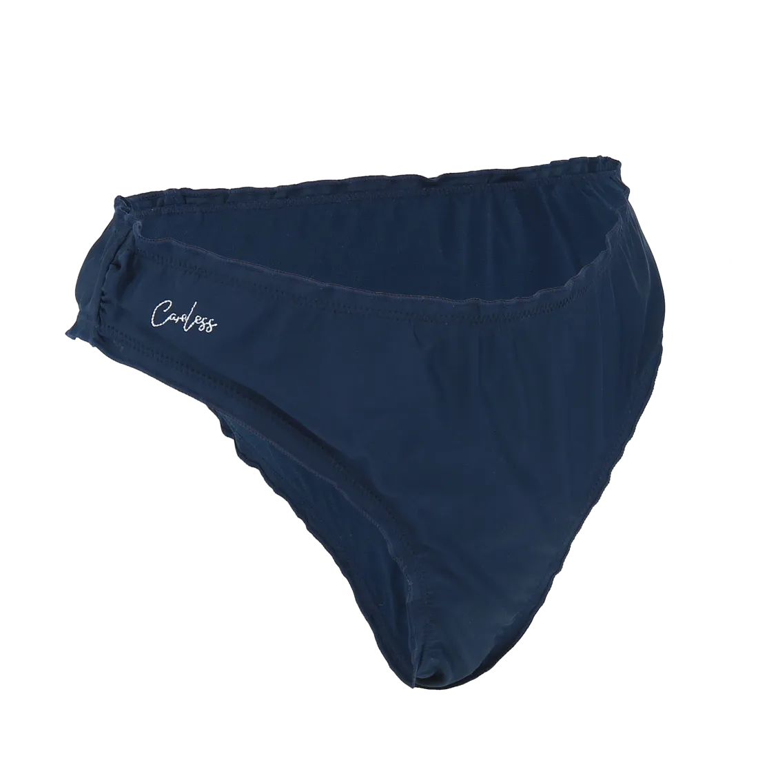 Ruffles string bikinitruse - Mørk blå - Image 3