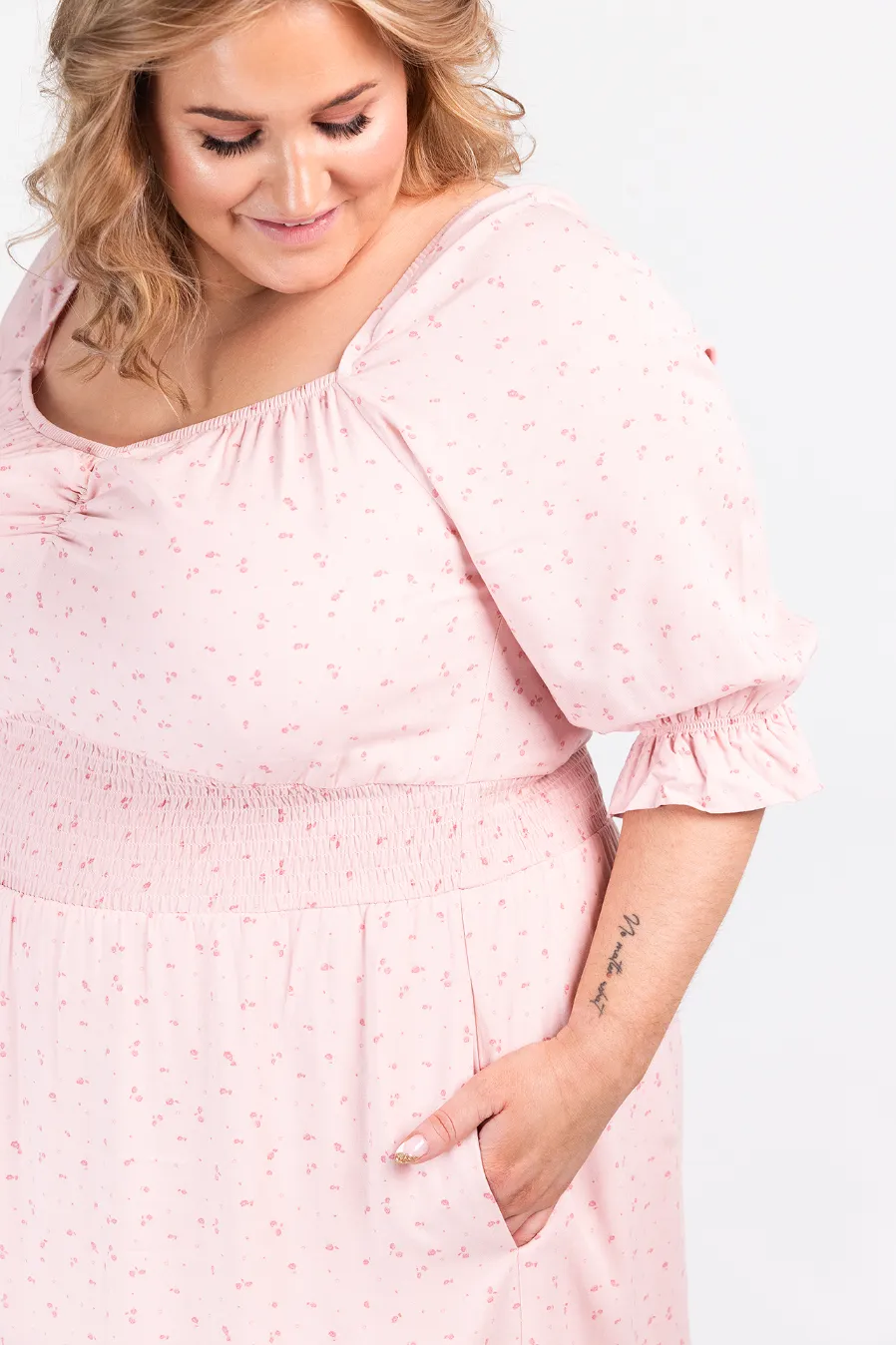 Sanna kjole - Lys rosa - Image 4