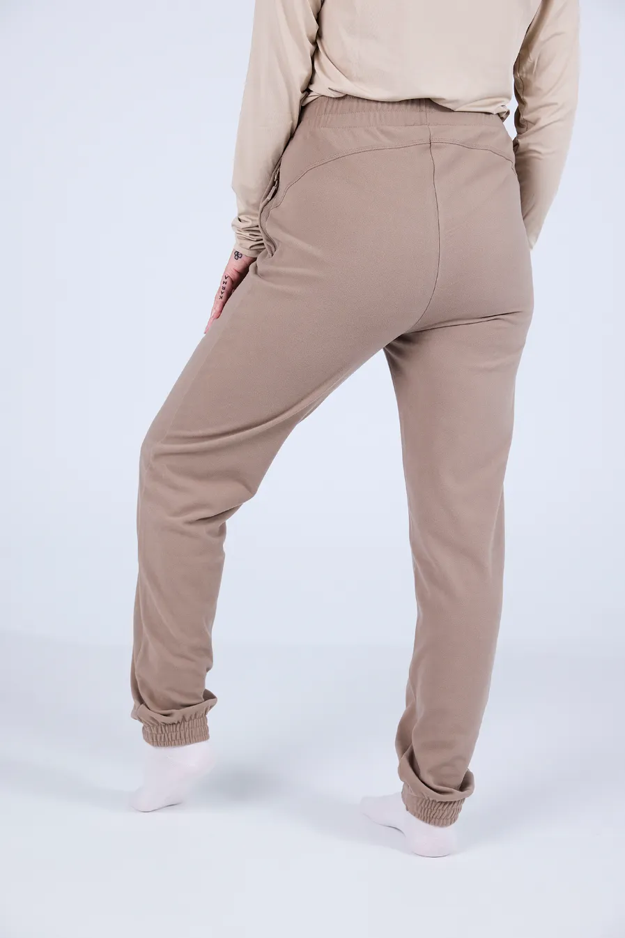 Skjerva fleecebukse - Beige - Image 4