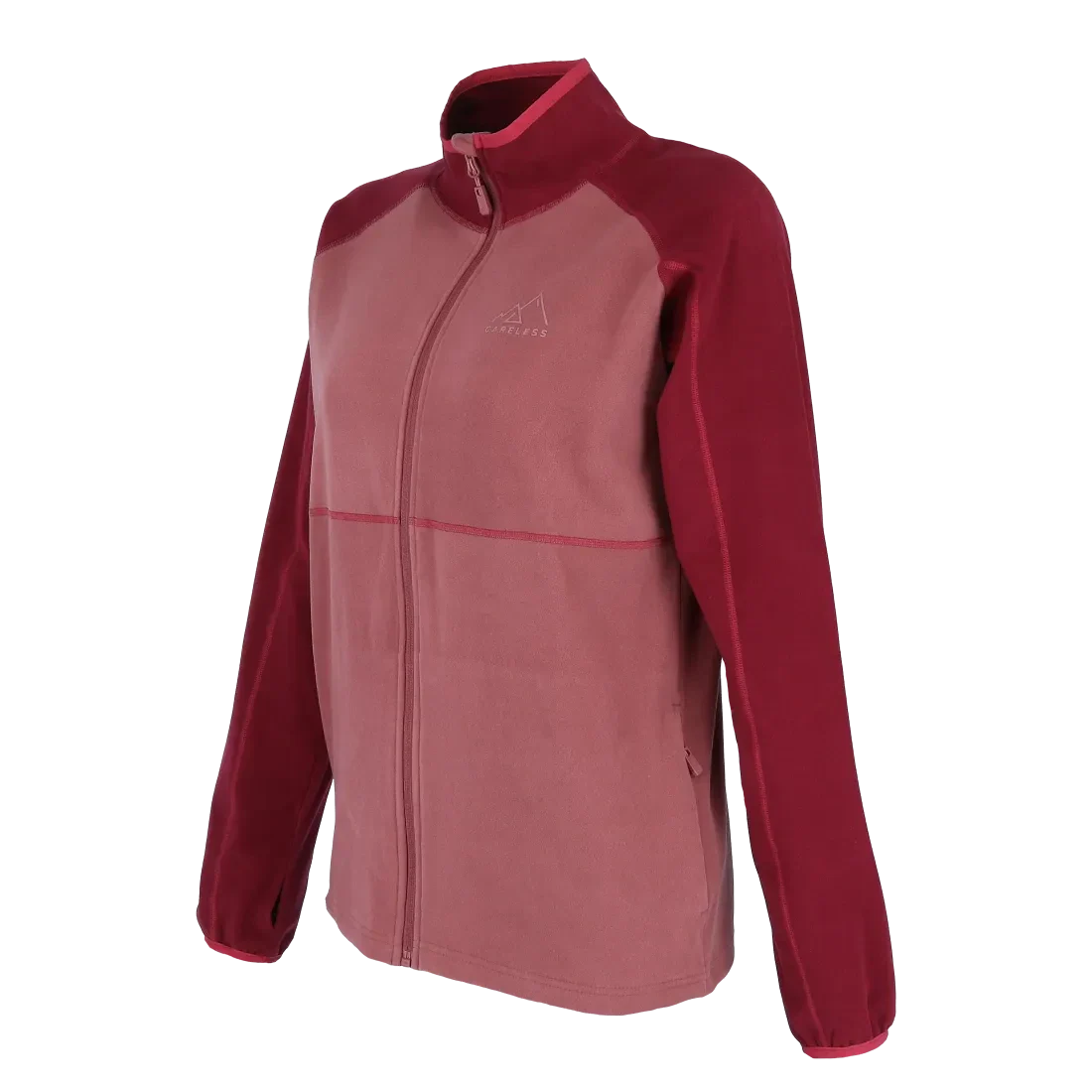 Skjerva fleecejakke - Burgunder / rosa - Image 2