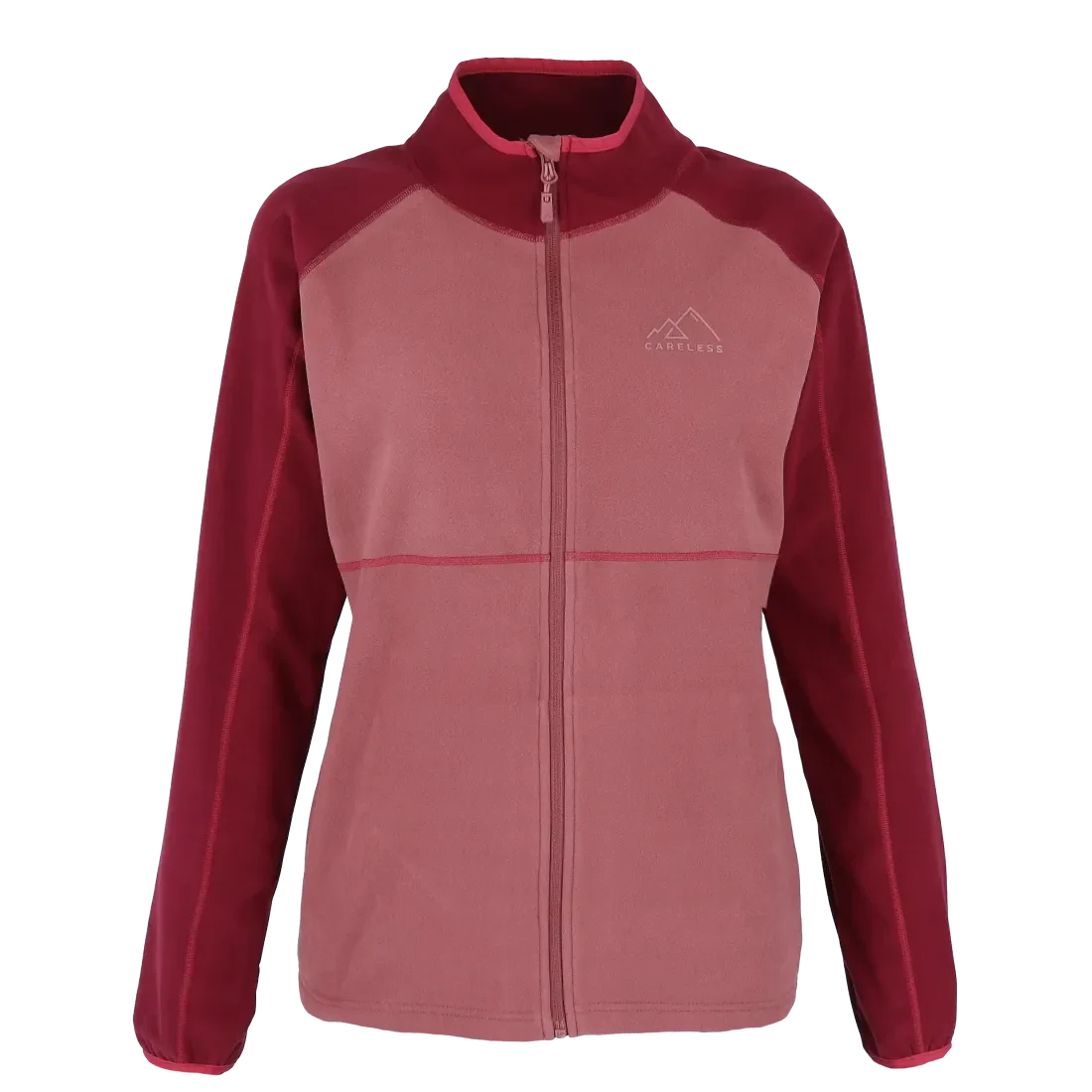 Skjerva fleecejakke - Burgunder / rosa - Image 3