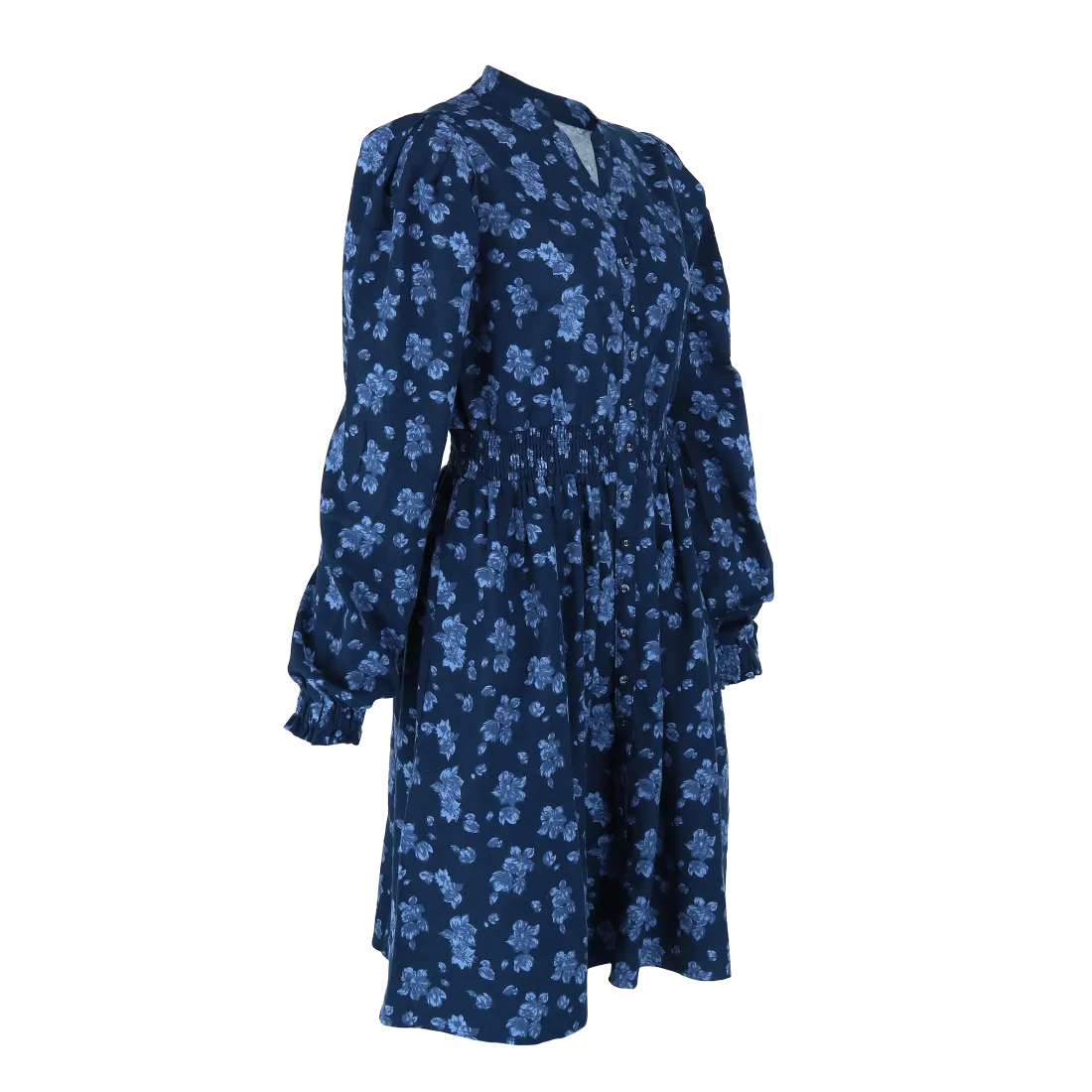 Solveig kjole - Blooming Magnolia / Black Iris - Image 12