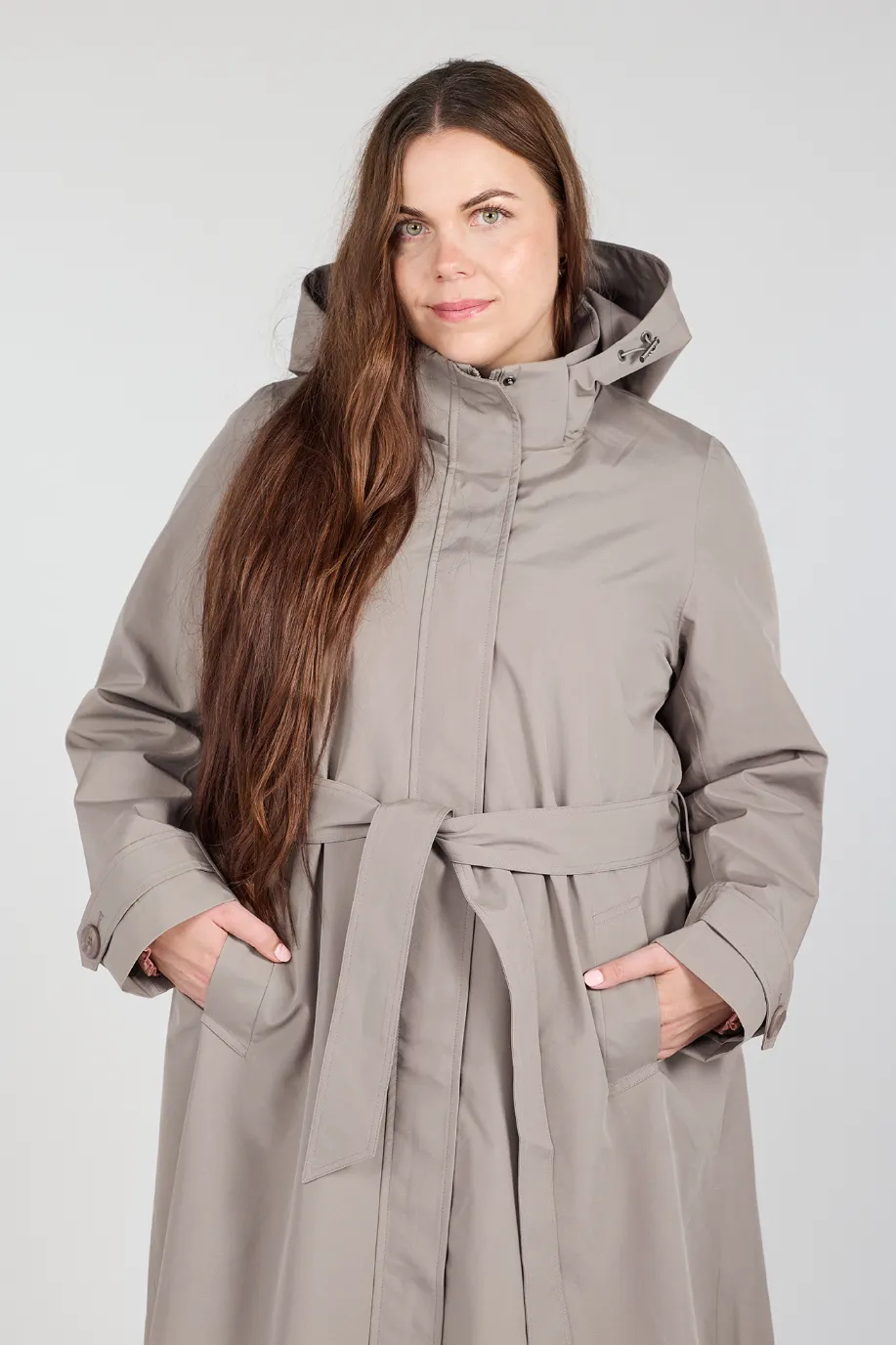 Sonja regnjakke - Beige - Image 3