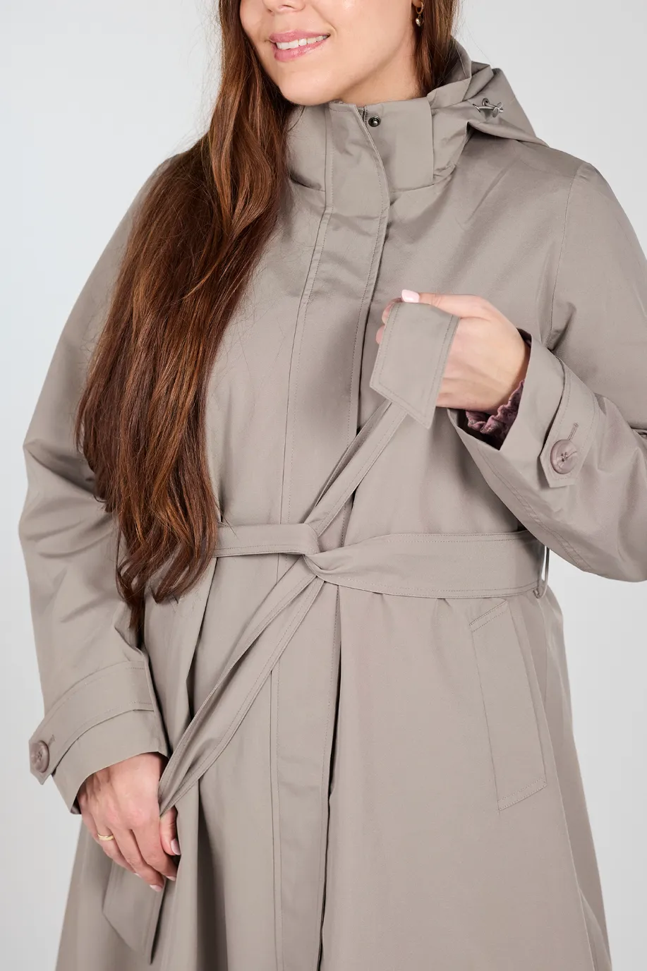 Sonja regnjakke - Beige - Image 5