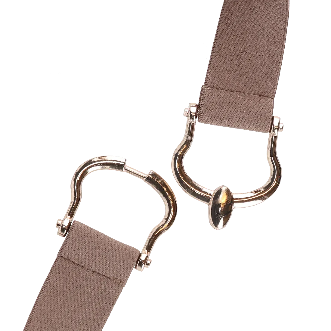 Stretchbelte med spenne - Beige - Image 3