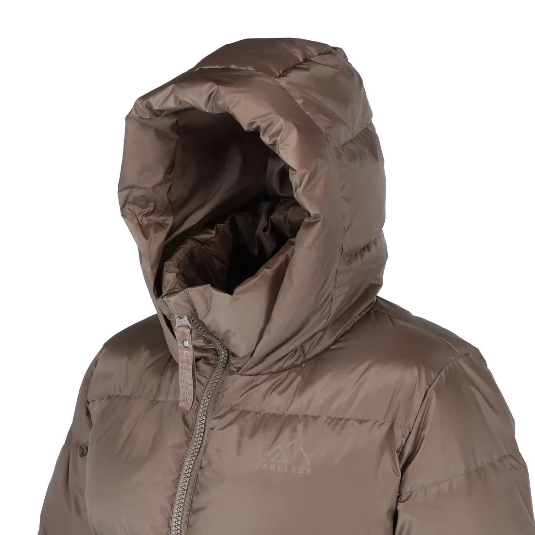 Thea pufferjakke kort - Brun - Image 13