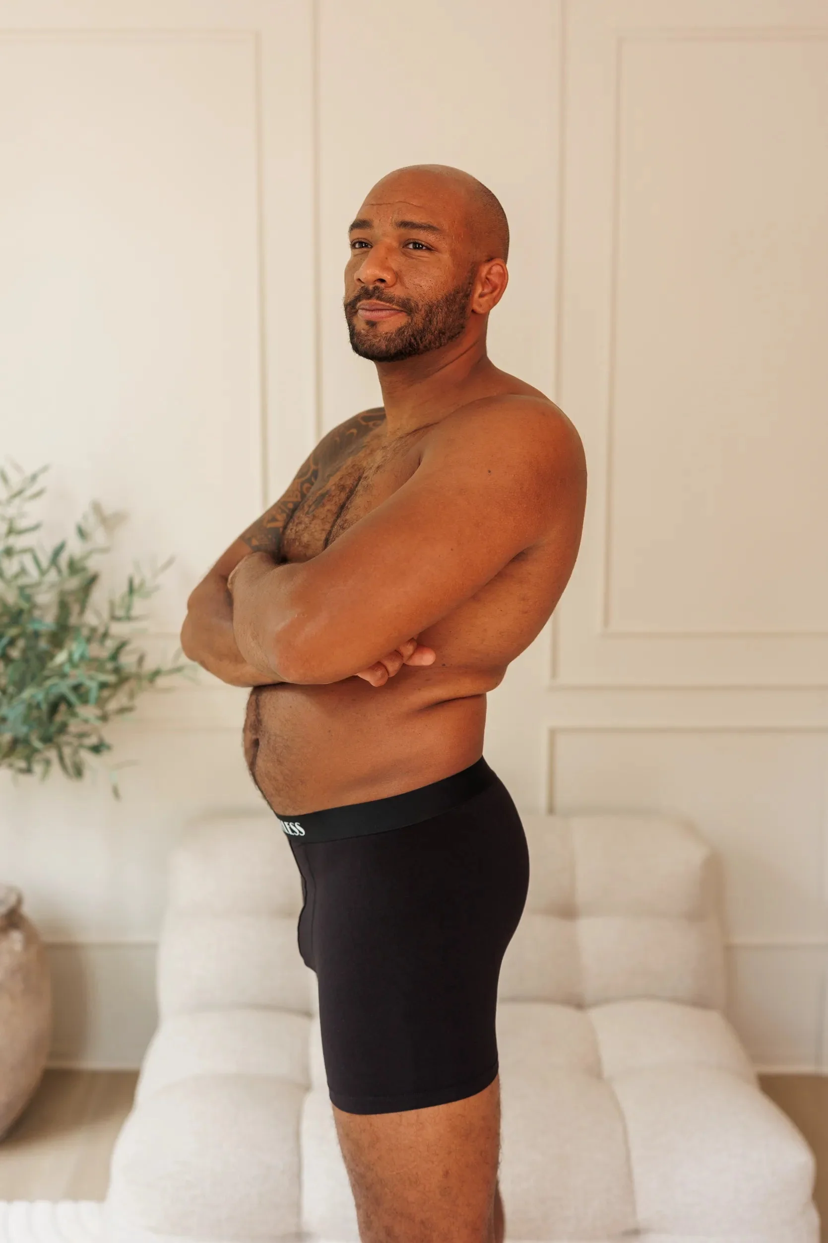 Vegard Boksershorts long 2 pk - Svart/svart - Image 10