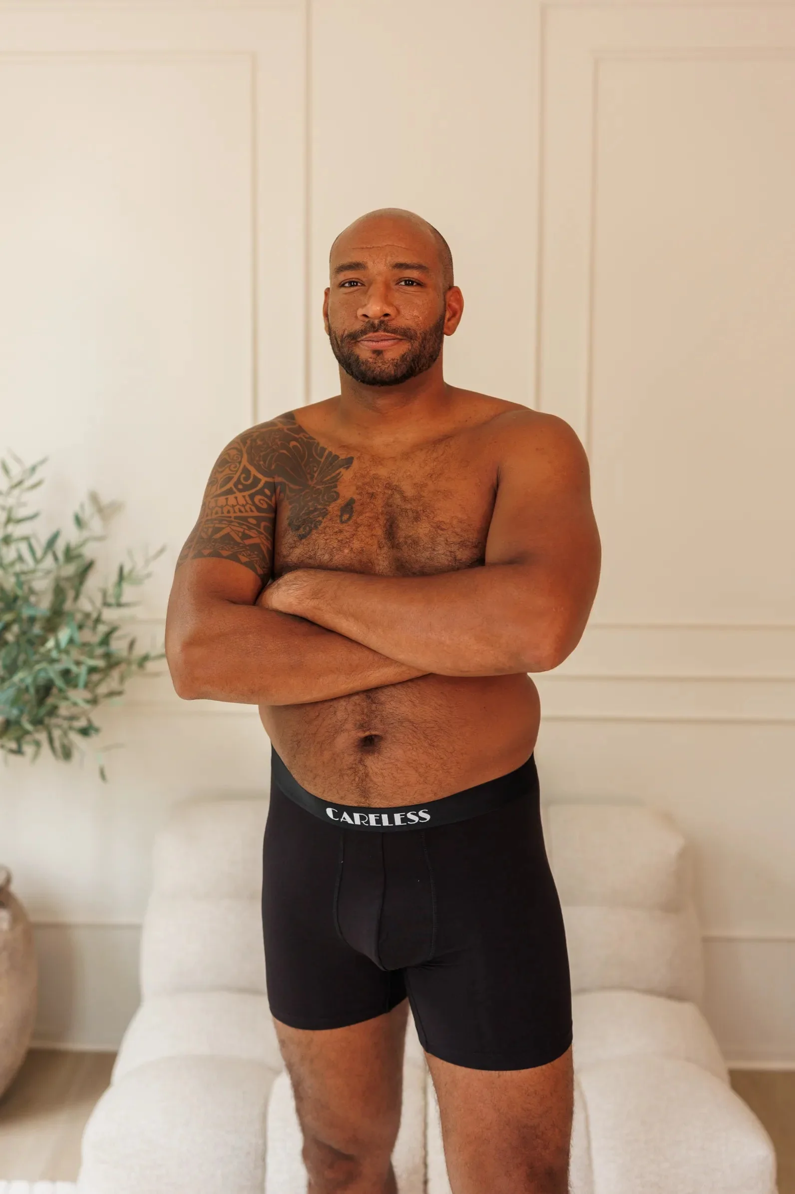 Vegard Boksershorts long 2 pk - Svart/svart - Image 7