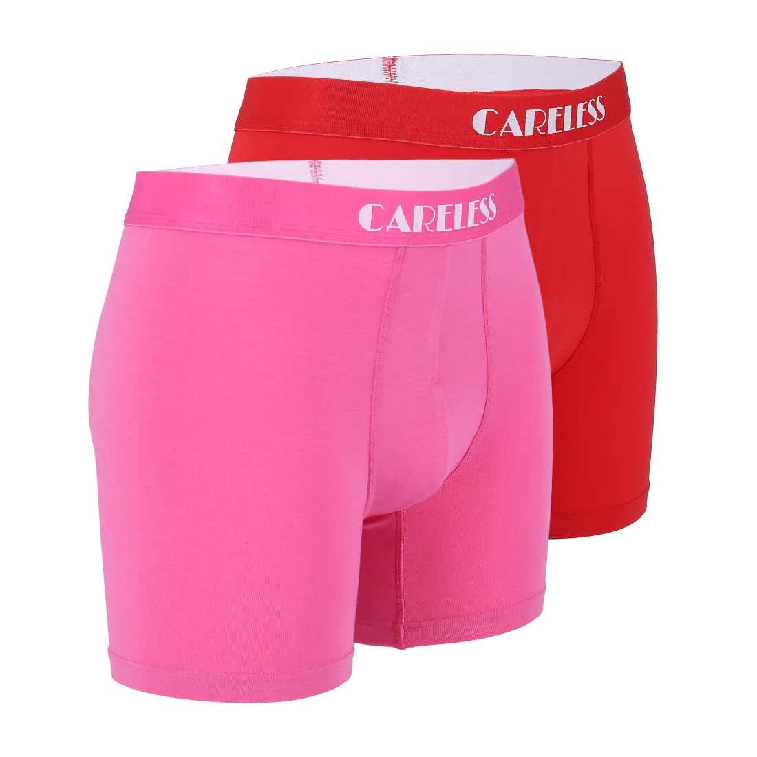 Vegard Boksershorts long 2pk - Rød / Rosa - Image 8